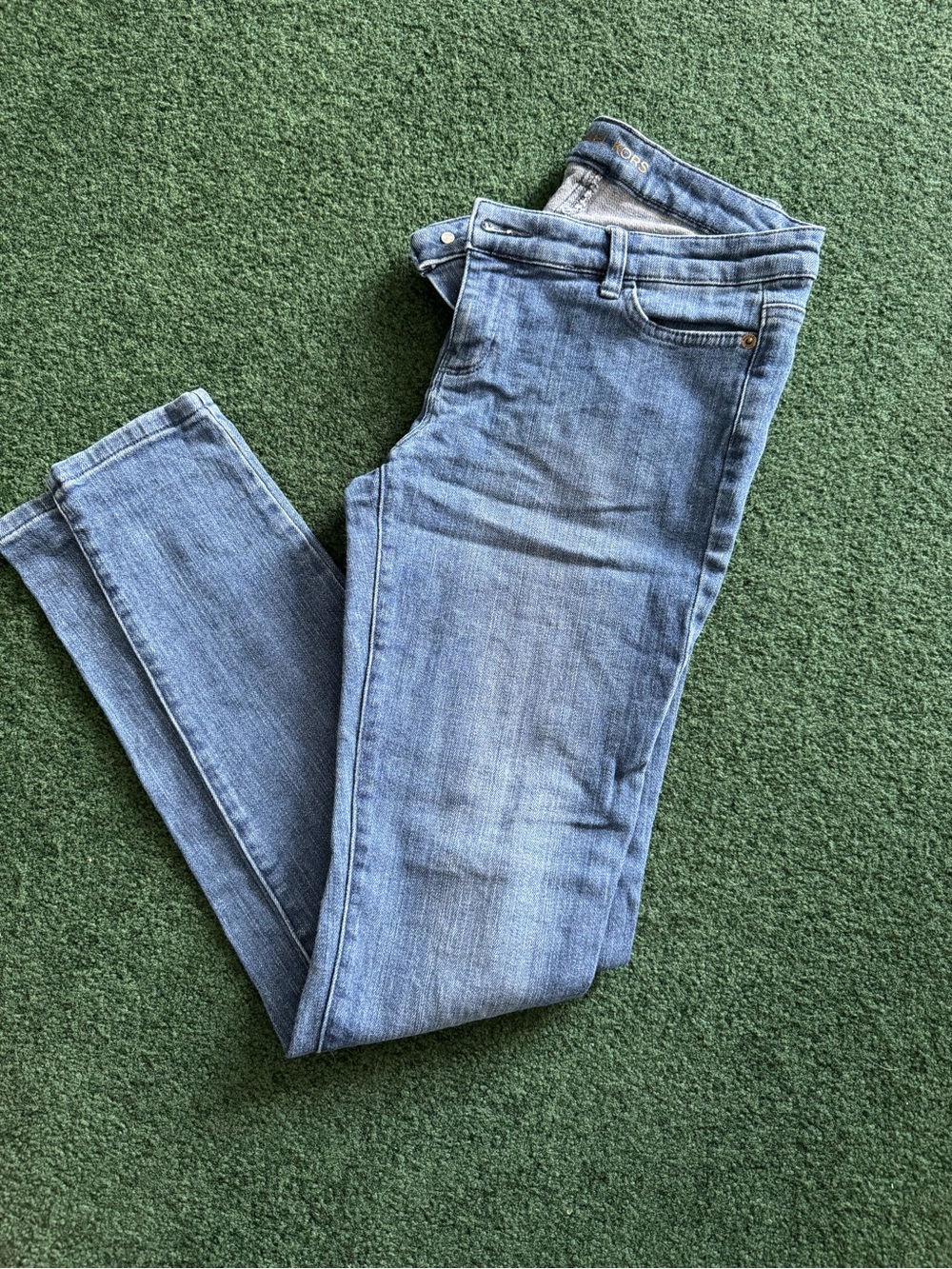 Michael Kors Light Blue Skinny Jeans